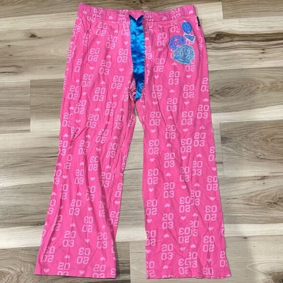 ANTM America’s Next Top Model 2003 Y2K Pajama Pants Women’s Juniors Large - Picture 1 of 4